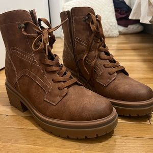 WORN ONCE! Brown Naturalizer Abbott Booties - 9.5